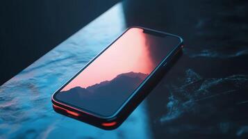Explore a stunning smartphone with vibrant abstract patterns inspired by the universe, perfect for tech enthusiasts and art lovers. This device offers both aesthetic appeal and functionality photo