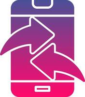 Send Data Creative Icon Symbol Art Sign vector