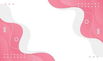 Abstract pink beauty and white background with geometric elements vector