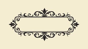 Vintage, frame. Vintage retro, frame design shape, sign vector