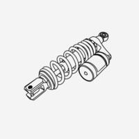 Shockbreaker Line art vector