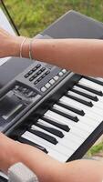 Apprentice Follows The Musical Score And Corrects The Chords For The Keyboard video