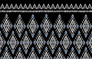 white diamond ethnic pattern inspired by southeast asia's pattern vector