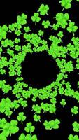 Clovers Tunnel On Vertical For Saint Patrick Day video