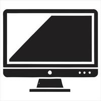 Computer monitor icon vector