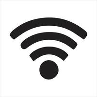 A wifi symbol on a white background vector