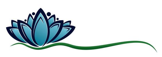 The logo of a stylized flower. vector