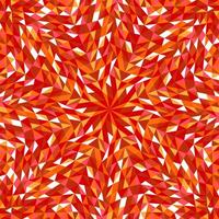 A red and white geometric pattern with triangles vector