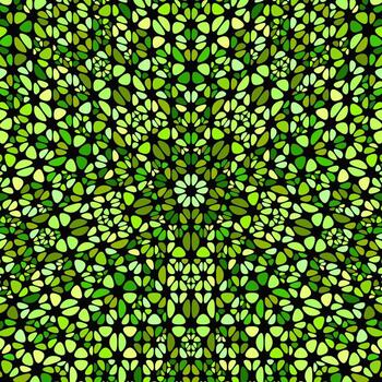A green mosaic pattern with many small squares vector