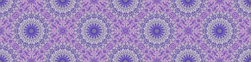 Bohemian geometrical mandala pattern background - abstract geometric floral seamless graphic design vector