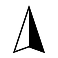 Compass arrow icon symbol vector