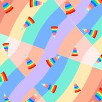 rainbow background pattern. Abstract geometric pattern. vector