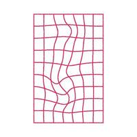A grid of lines in a pink square vector