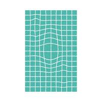 A blue and white square pattern on a white background vector