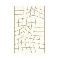 A square pattern with a grid of lines vector