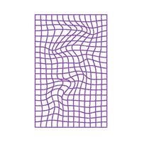 A purple square with a grid pattern vector