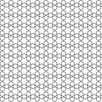 Hexagon Line Art Pattern vector