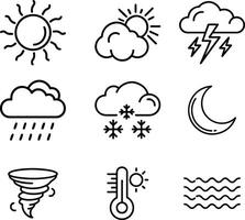 Download a High-Quality Weather Icon Set for Your Design Projects vector