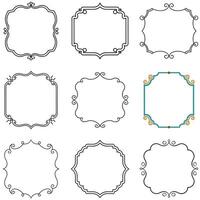 Unique Vintage Frame Designs to Add a Touch of Nostalgia vector