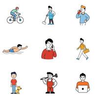 Top Activities for Men to Stay Active and Engaged vector