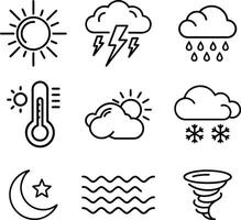 Best Weather Icon Set for Websites and Apps Free and Premium Options vector