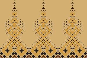 Abstract Ethnic Pattern Backgroundfolk Embroidery, Aztec Geometric Ornament Print. Design for Carpet, Wallpaper, Clothing, Wrapping, Fabric vector