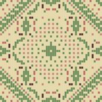 Geometry Islamic Art Geometric Patternfolk Embroidery, Aztec Geometric Ornament Print. Design for Carpet, Wallpaper, Clothing, Wrapping, Fabric vector
