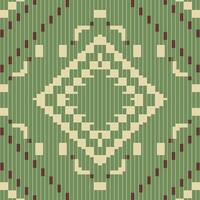 Sari Pattern Ethnic Design Patternfolk Embroidery, Aztec Geometric Ornament Print. Design for Carpet, Wallpaper, Clothing, Wrapping, Fabric vector
