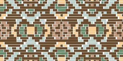 Boho Arabic Mehndi Designfolk Embroidery, Aztec Geometric Ornament Print. Design for Carpet, Wallpaper, Clothing, Wrapping, Fabric vector
