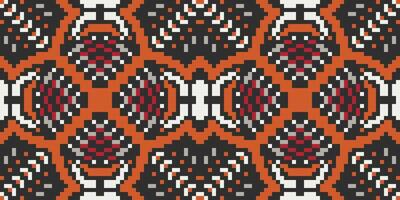 Geometric Pattern Traditional Pattern Backgroundfolk Embroidery, Aztec Geometric Ornament Print. Design for Carpet, Wallpaper, Clothing, Wrapping, Fabric vector