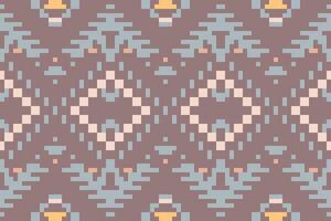 Ornament Geometric Patterns Mathfolk Embroidery, Aztec Geometric Ornament Print. Design for Carpet, Wallpaper, Clothing, Wrapping, Fabric vector