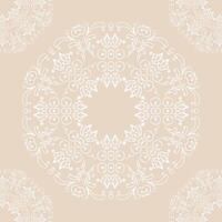Damask Fabric Repeating Pattern Arabic Geometric Pattern Design Folk Embroidery, Aztec Ornament Print. Design for Carpet, Wallpaper, Clothing, Wrapping, Fabric vector