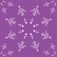 Damask Fabric Patterns Nordic Seamless Abstract Geometric Pattern Folk Embroidery, Aztec Ornament Print. Design for Carpet, Wallpaper, Clothing, Wrapping, Fabric vector