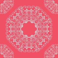 Damask Colour Carpet Geometric Ethnic Pattern Design Folk Embroidery, Aztec Ornament Print. Design for Carpet, Wallpaper, Clothing, Wrapping, Fabric vector