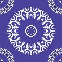 Damask Patterns Ethnic Design Traditional Dishcloth Knitting Pattern Folk Embroidery, Aztec Ornament Print. Design for Carpet, Wallpaper, Clothing, Wrapping, Fabric vector
