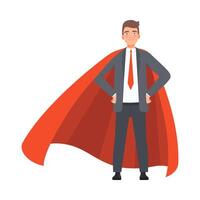 Leader and Hero of The Office character Illustration vector