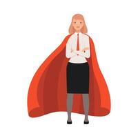 Leader and Hero Of The Office character Illustration vector