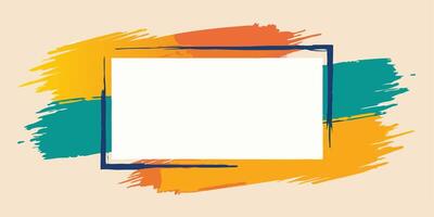 Hand-Drawn Brushstroke Frame Collection vector