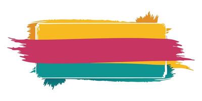 Textured Brushstroke Frame Selection vector