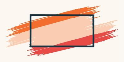 Artistic Brushstroke Frame Set vector