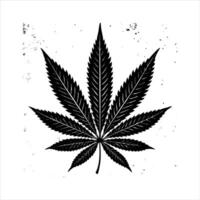 Marijuana Leaf Outline vector