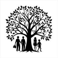 Minimalist Family Tree Vectors