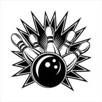 Bowling Ball Impact vector