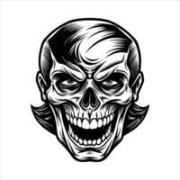 Grinning Skull Images vector
