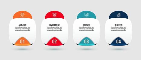 Modern template business presentation. vector