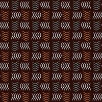 An modern abstract seamless hand drawn pattern used in ethnic background, simple style. and textiles on dark brown Background, illustration. vector