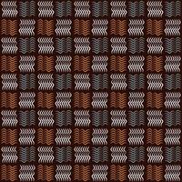 hand drawn pattern used in ethnic background, simple style. and textiles on dark brown Background, illustration, Abstract semless pattern with round and sharp colorful shapes. vector