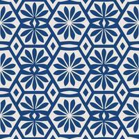 Trendy Hexagonal Mesh Pattern in Geometric Style vector