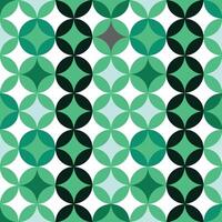Elegant Black and White Circular Shape Pattern with Symmetry vector