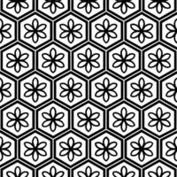 Minimalist Hexagon Grid Geometric Pattern Design vector